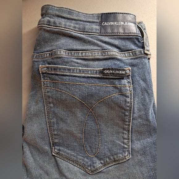 Calvin Klein Blue Jeans CKJ001 Super Skinny Size 8/28 - Picture 2 of 11